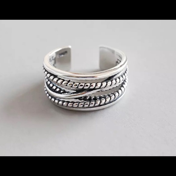 Women’s 925 sterling silver ring - Picture 2 of 3